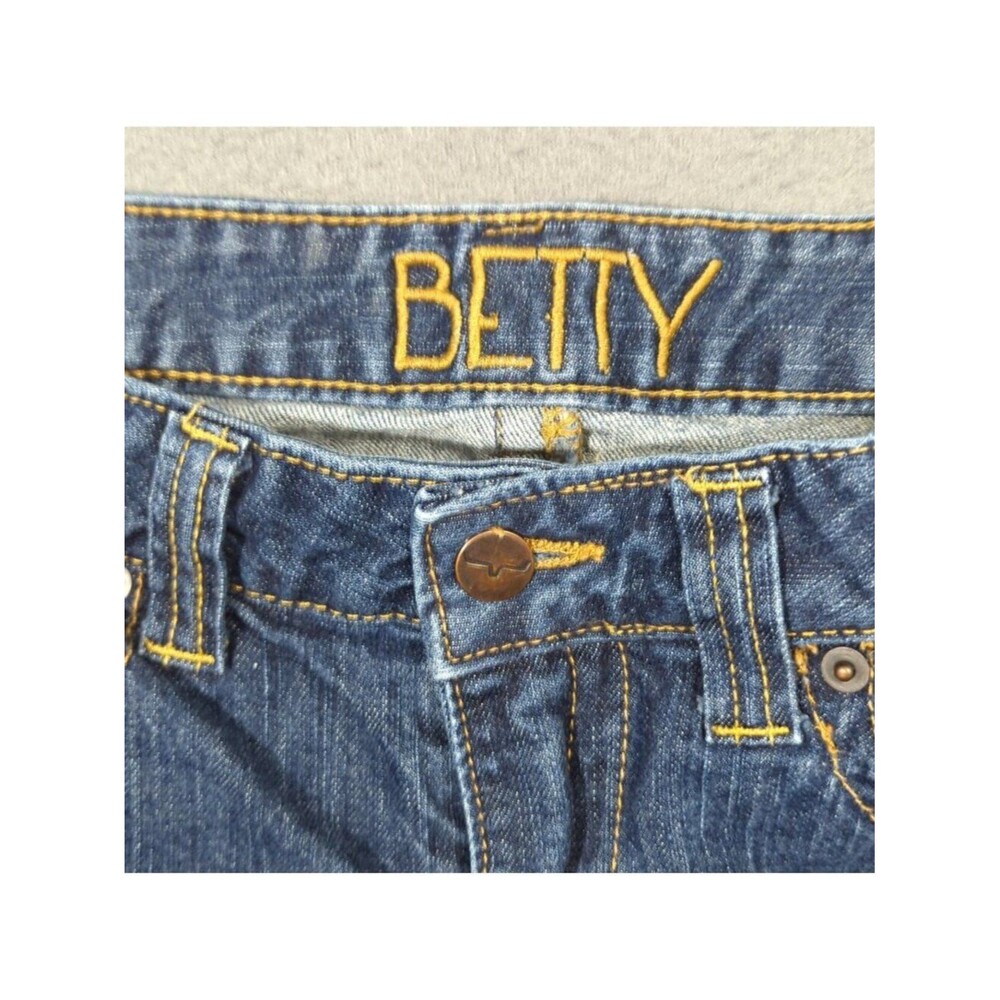 Kimes Ranch Jeans Women's 4x34 Blue Betty Mid Rise Boot Denim Western Cowgirl